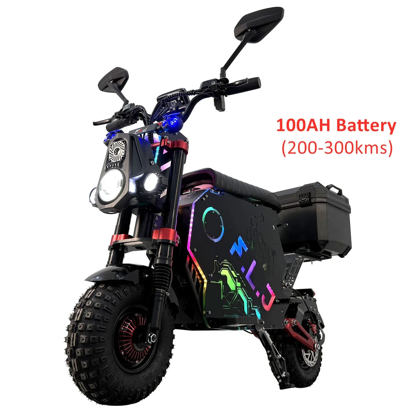 FLJ Scooter F14 72V 12000W Dual Motor Electric Scooter