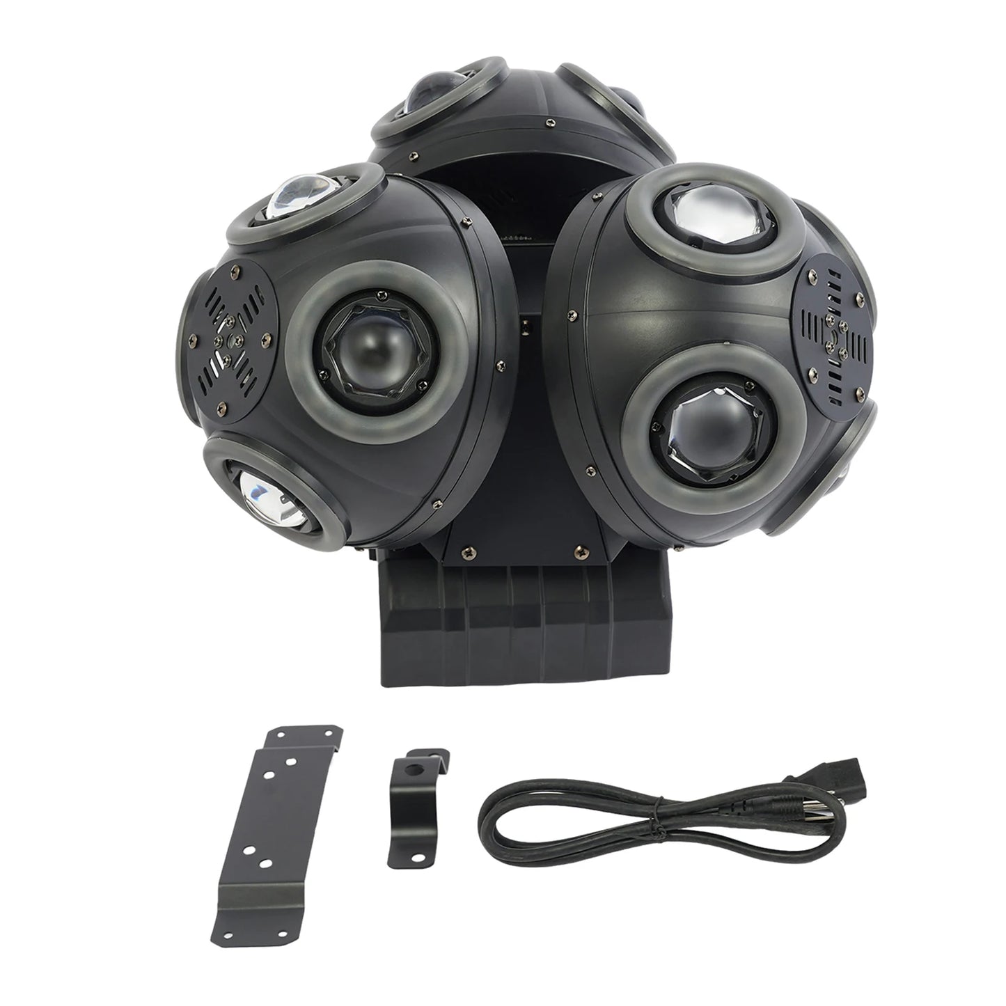 200w Stage Light, 3in1 Football Light Rgb Moving Head Stage Lights Party Stage Lighting 360° Infinite Rotation Beam Strobe Dj LE