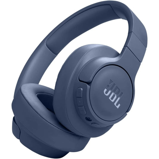 JBL Tune 770NC Wireless Over-Ear Headphones with Adaptive Noise Cancelling, Smart Ambient, Bluetooth 5.3, Blue