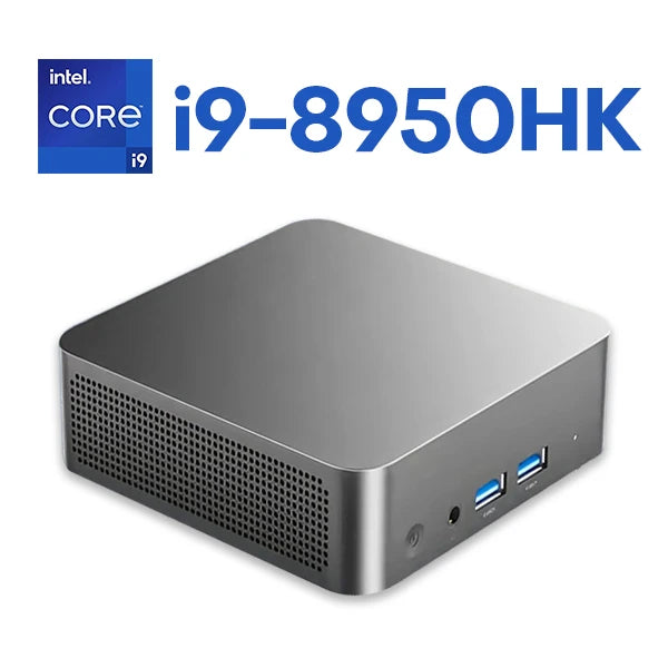 2026 Portable Mini PC Gamer Intel Core i9 8950HK i3 6100 Windows 11 Mini Computer 16GB RAM 512GB 1TB SSD 4K HD Gaming Desktop PC