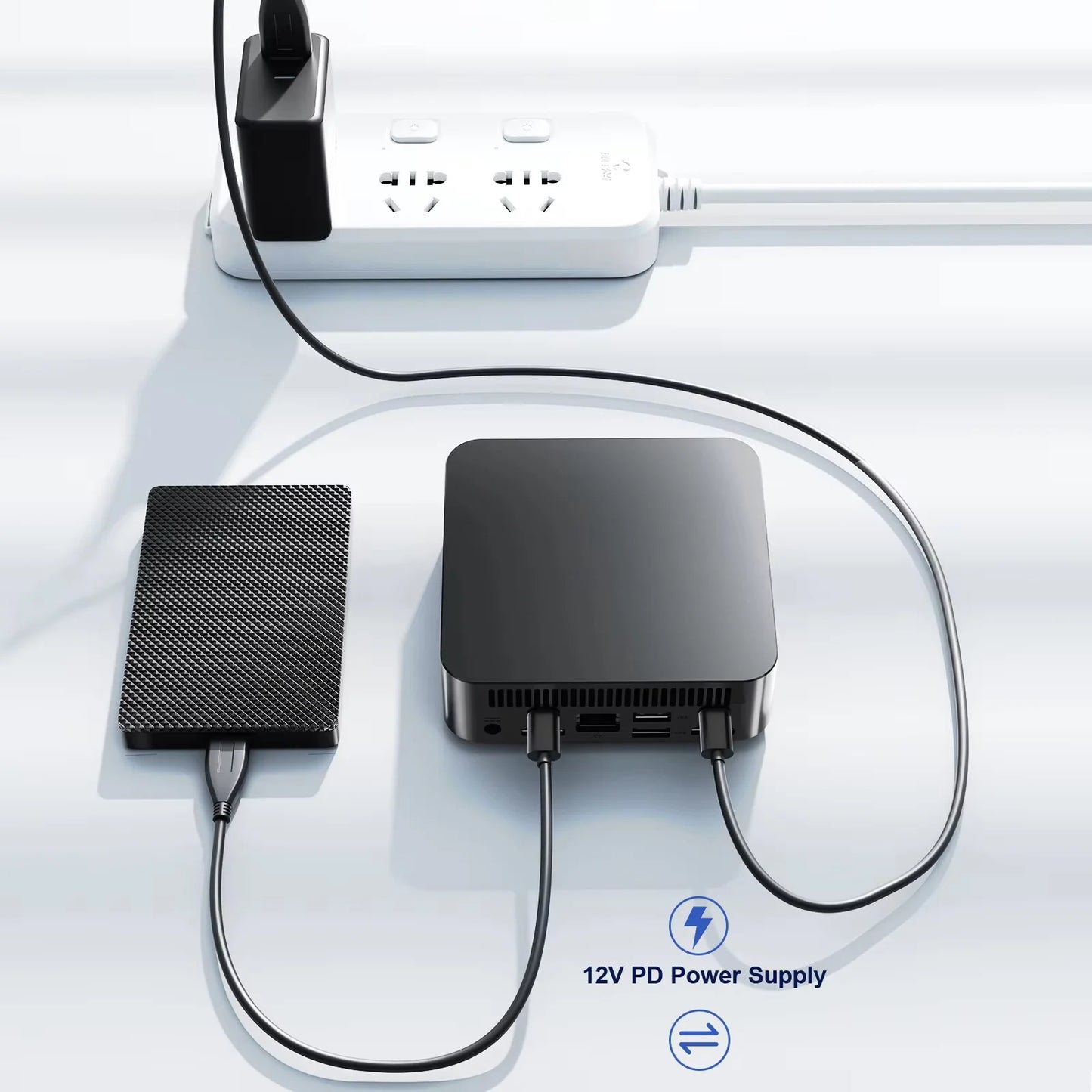 2026 Mini PC Windows 11 Pro Core i9 8950HK Portable Pc Gaming Computer 16GB RAM 512GB 1TB SSD WiFi 6 BT5.2 60Hz Desktop Pc Gamer