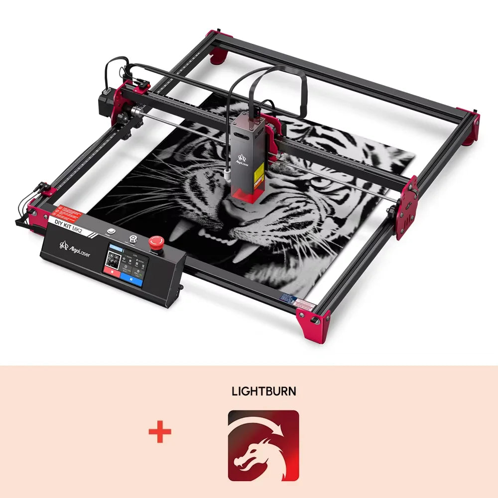 Algolaser DIYKIT MK2 40*43cm CNC Laser Cutter Engraver Air Aissit WiFi Table Metal Acrylic Wood Laser Cutting Engraving Machine
