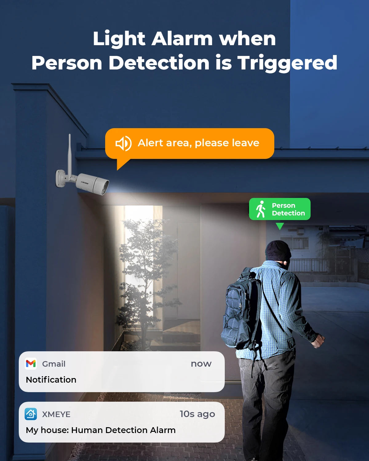 H.VIEW 8CH 5MP Wireless CCTV Security System With NVR