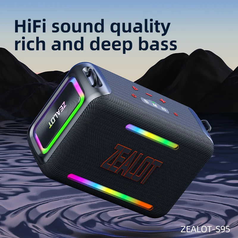 ZEALOT S95 120W Waterproof Portable Bluetooth Speaker