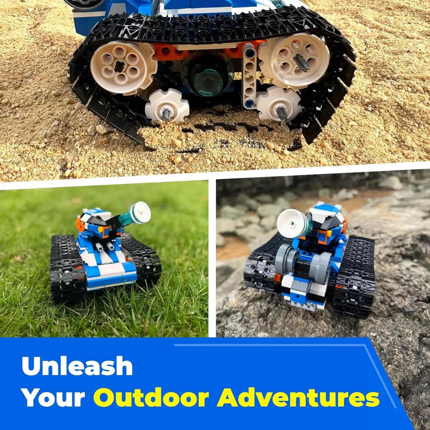 Apitor STEAM Robot Toy 6-in-1 Robot Building Kit for Boys Age 8-12 Remote Control Coding Toys Educational Robotics Gift for Kids