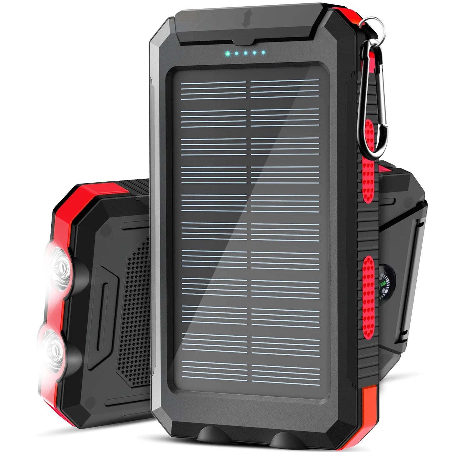 38800mAh Solar Power Bank  Waterproof Outdoor  Dual USB Travel Outdoor Solar Mobile Phone Charger Solar Powerbanks For Camping