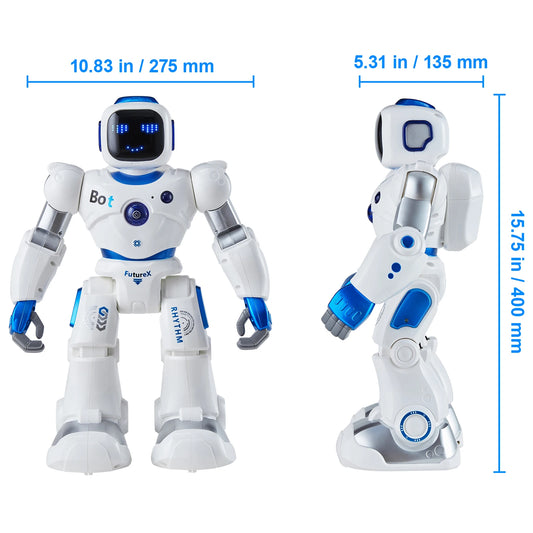 SucceBuy RC Robot Early Education Intelligent APP Remote Control Robot Electric Sing Dancing for Children's Toys Birthday Gifts