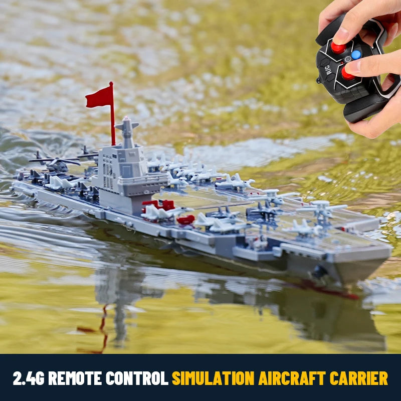 JJRC 1:800 Fujian Aircraft Carrier RC Ship With Water Activation