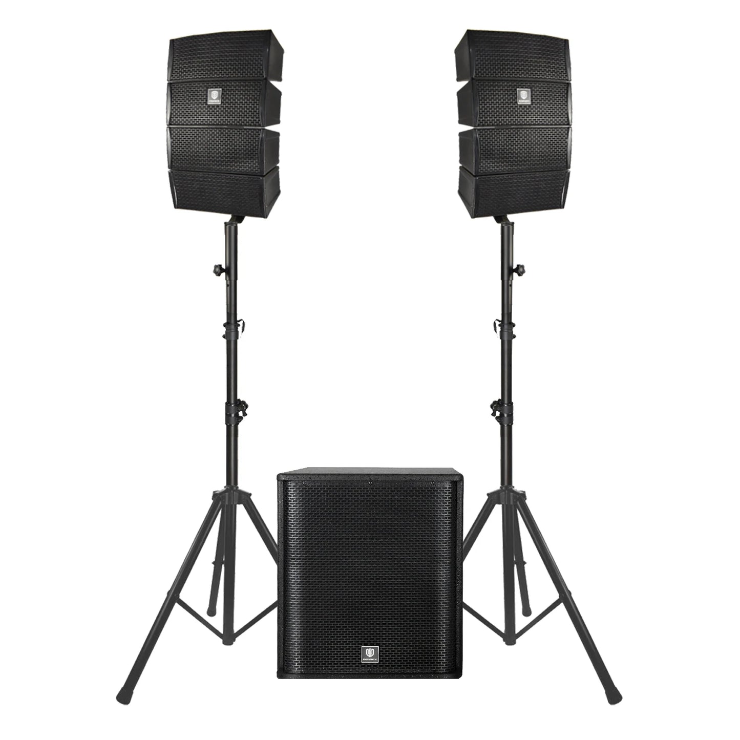 PRORECK Club 3500 Powered DJ PA Speaker System With Bluetooth