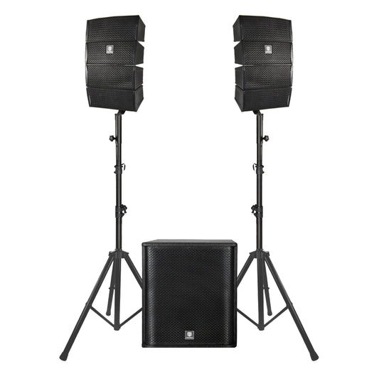 PRORECK Club 3500 Powered DJ PA Speaker System With Bluetooth