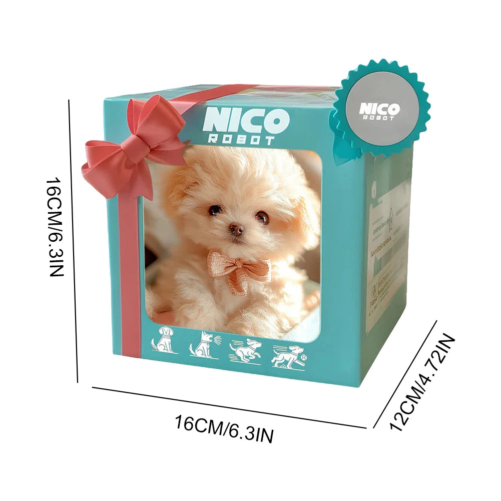 Electronic Robot Dog Interactive Plush Puppy Toy for Girls Boys (St. Bernard 2)