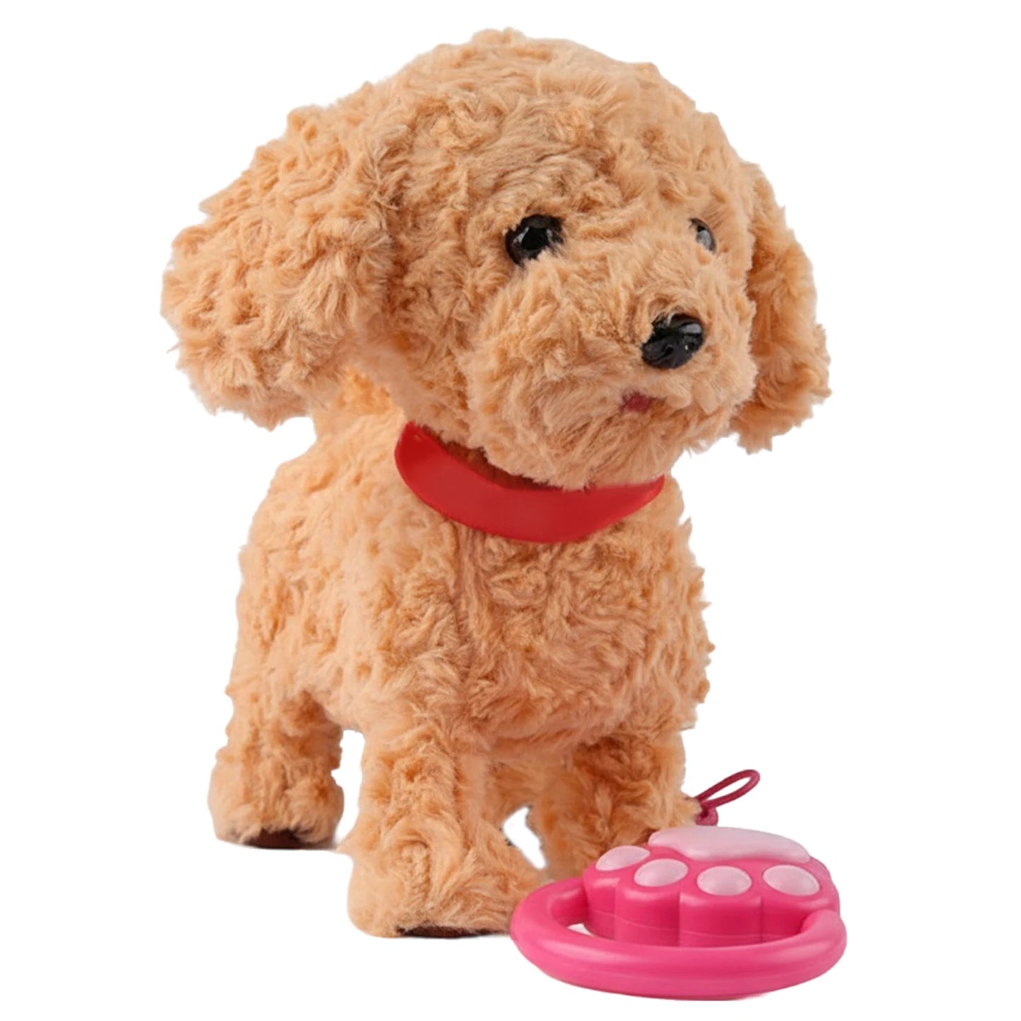 Electronic Pet Repeats What You Say Realistic Licking Tongue Interactive Musical Puppy Robot Stuffed Animal Dog for Toddlers 3-5