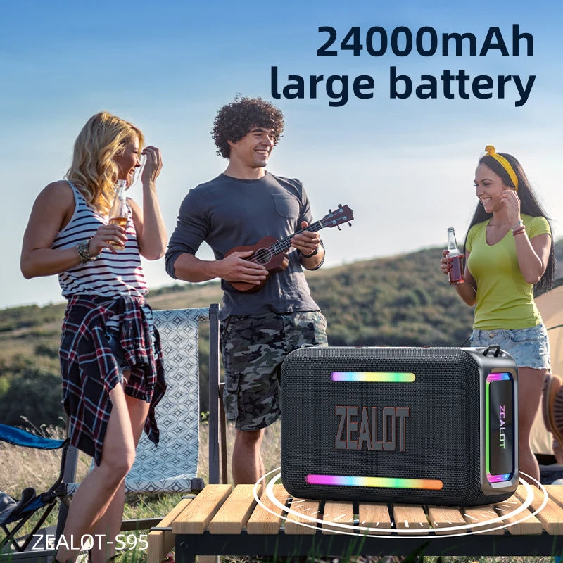 ZEALOT S95 120W Waterproof Portable Bluetooth Speaker