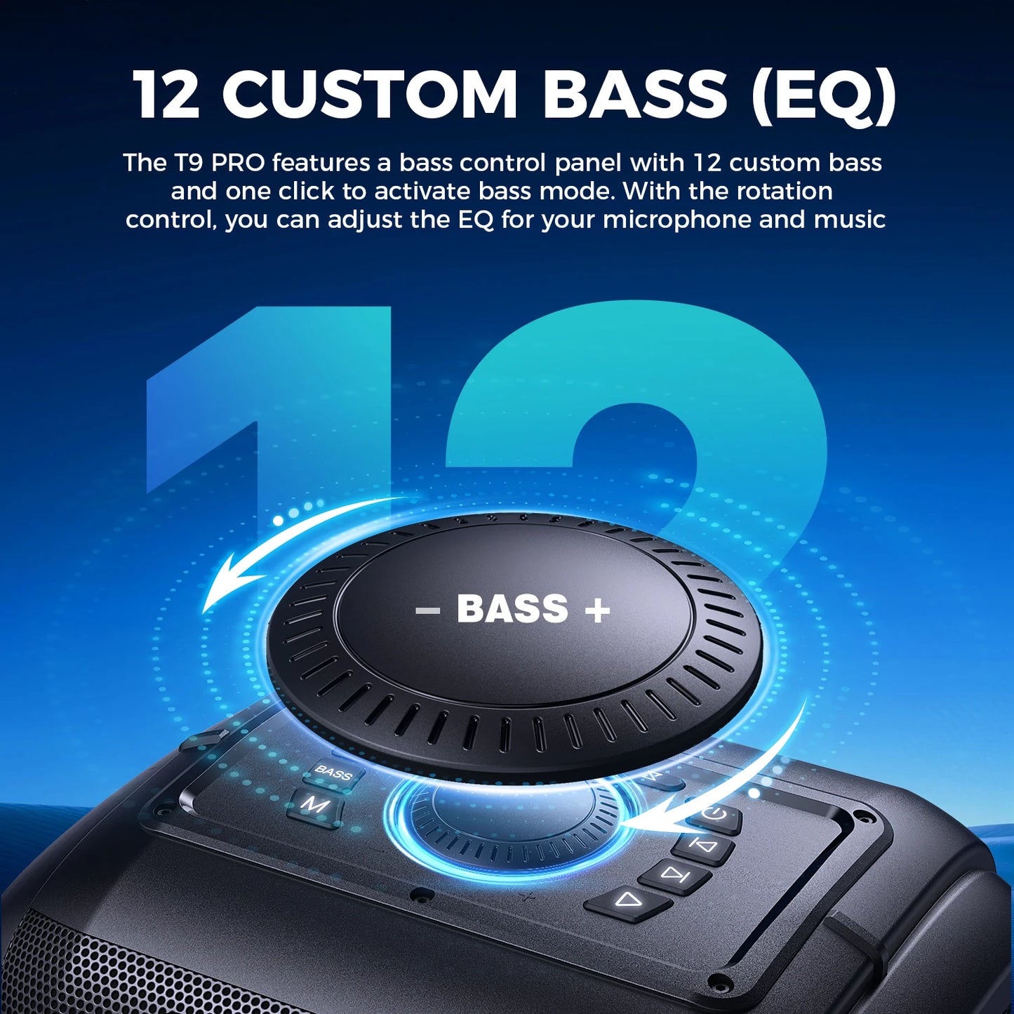 W King 250W Peak Bluetooth Speaker Boombox With Massive Bass