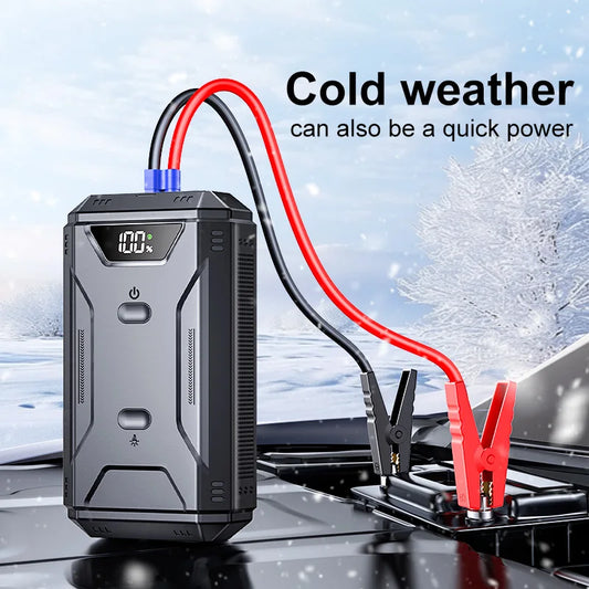 Car Battery Jump Starter Digital Display Portable Car Battery Booster Charger 26800mAh Power Bank Emergency Battery Booster