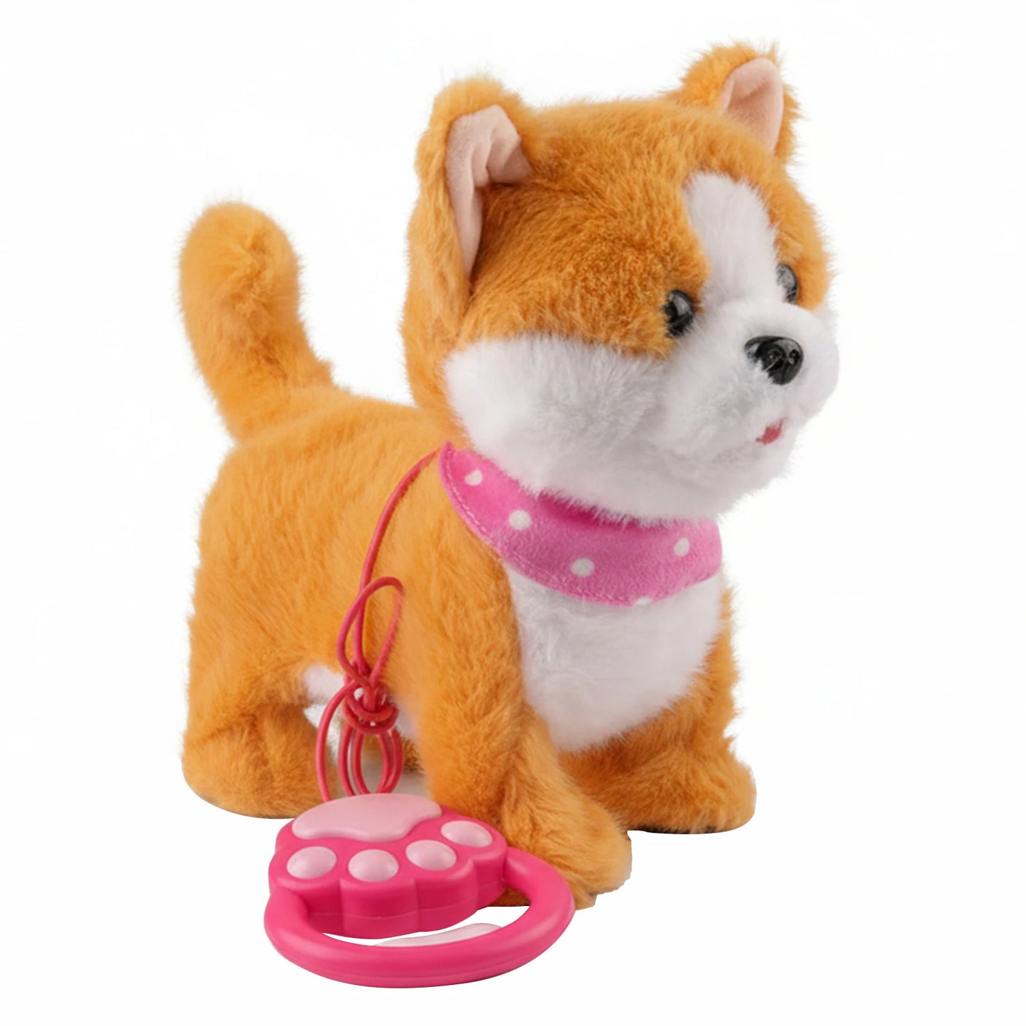 Electronic Pet Repeats What You Say Realistic Licking Tongue Interactive Musical Puppy Robot Stuffed Animal Dog for Toddlers 3-5