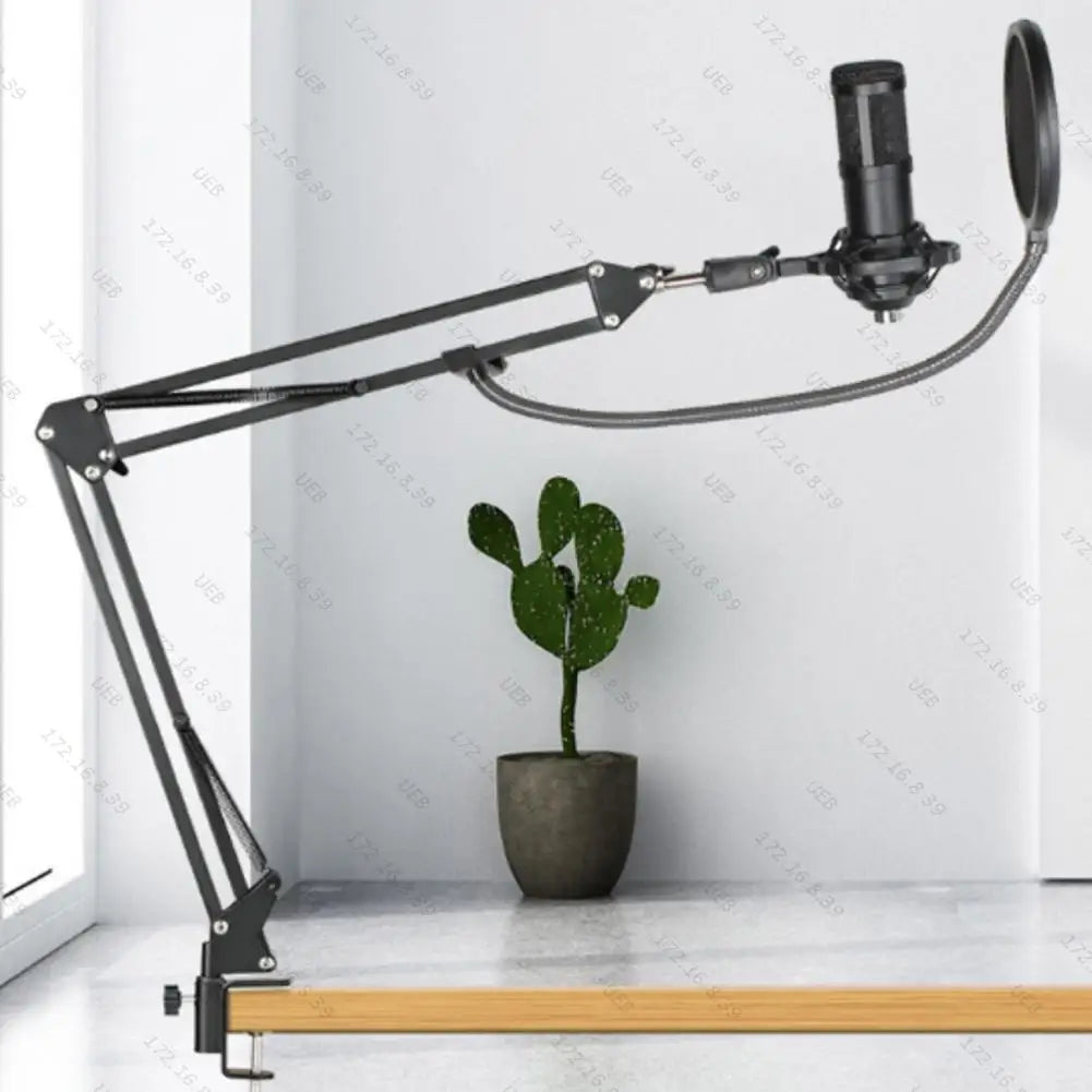 Professional Podcast Microphone SoundCard Kit for PC Smartphone Laptop Computer Vlog Recording Live Streaming YouTube