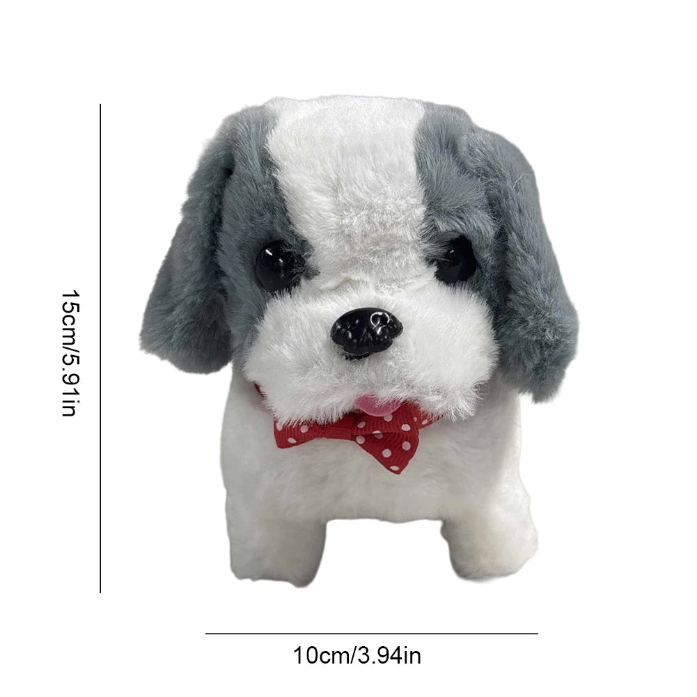 Electronic Robot Dog Interactive Plush Puppy Toy for Girls Boys (St. Bernard 2)