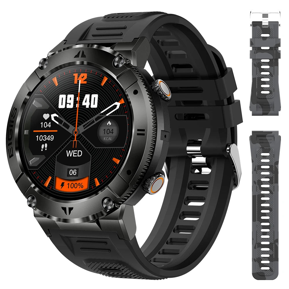 LaNikar Smart Watch Men TFT Display Bluetooth Blood Pressure Health