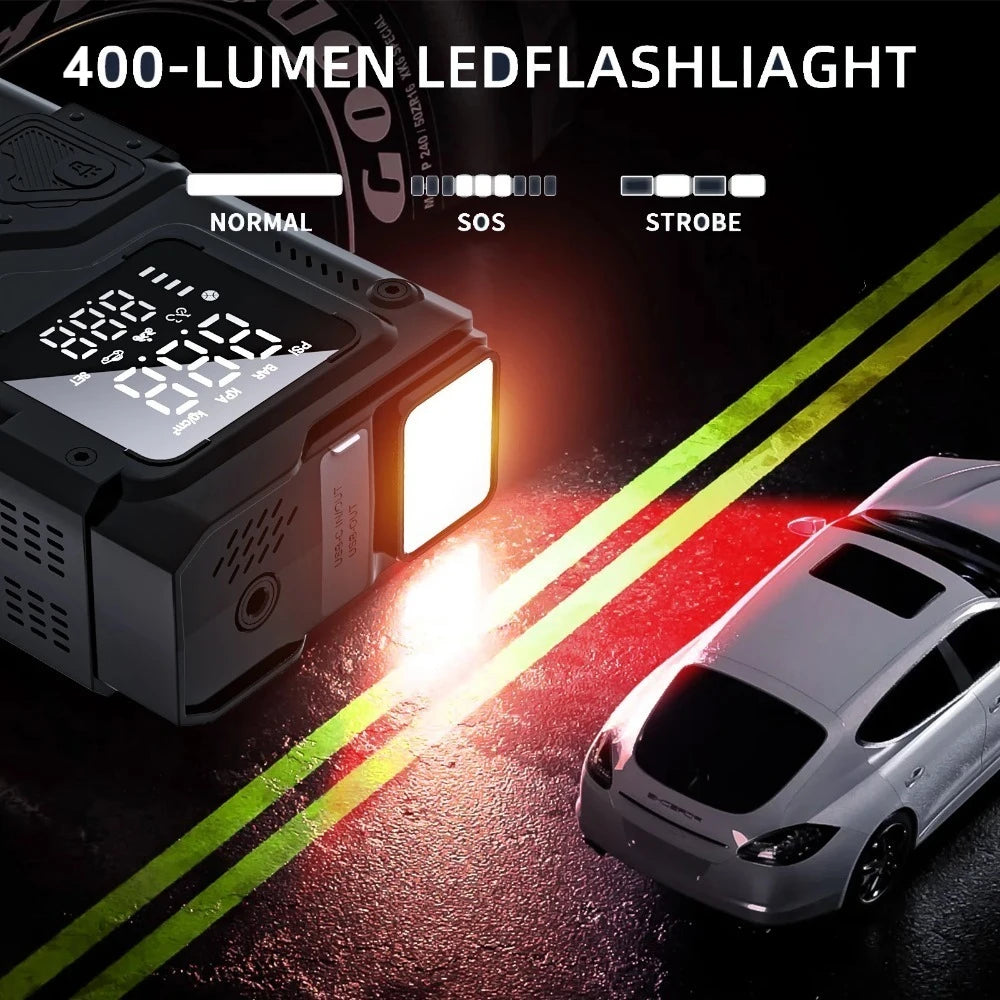 YINGBOOST Jump Starter With Air Pump And 5000A Peak Power