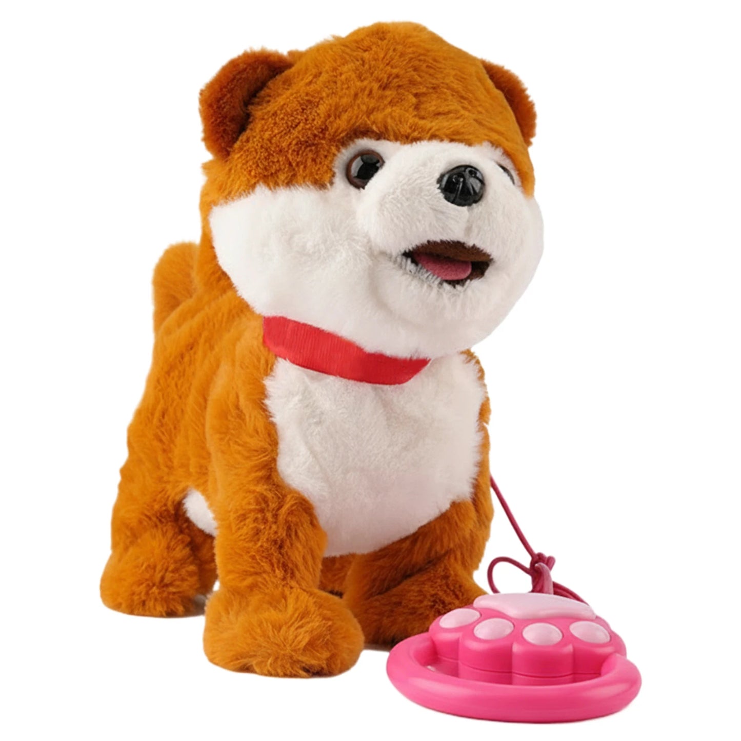 Electronic Pet Repeats What You Say Realistic Licking Tongue Interactive Musical Puppy Robot Stuffed Animal Dog for Toddlers 3-5