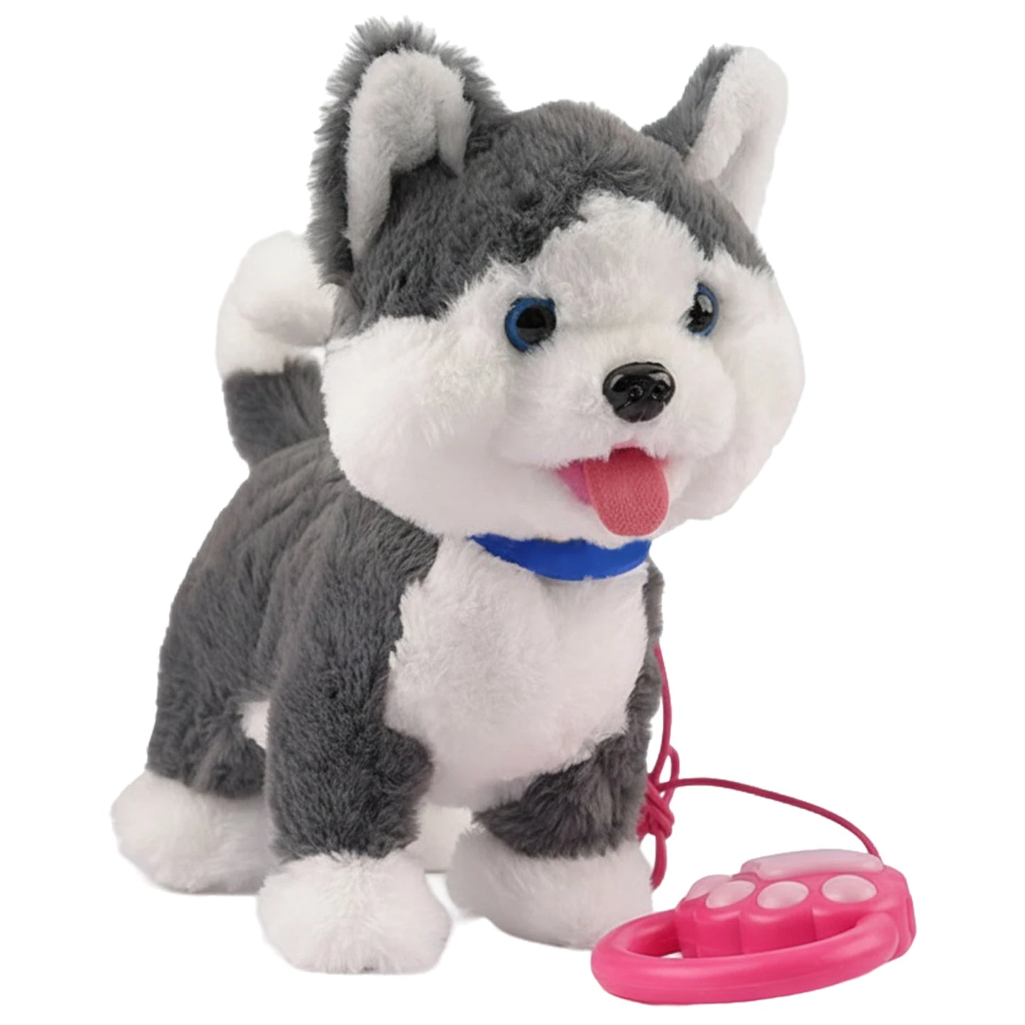 Electronic Pet Repeats What You Say Realistic Licking Tongue Interactive Musical Puppy Robot Stuffed Animal Dog for Toddlers 3-5
