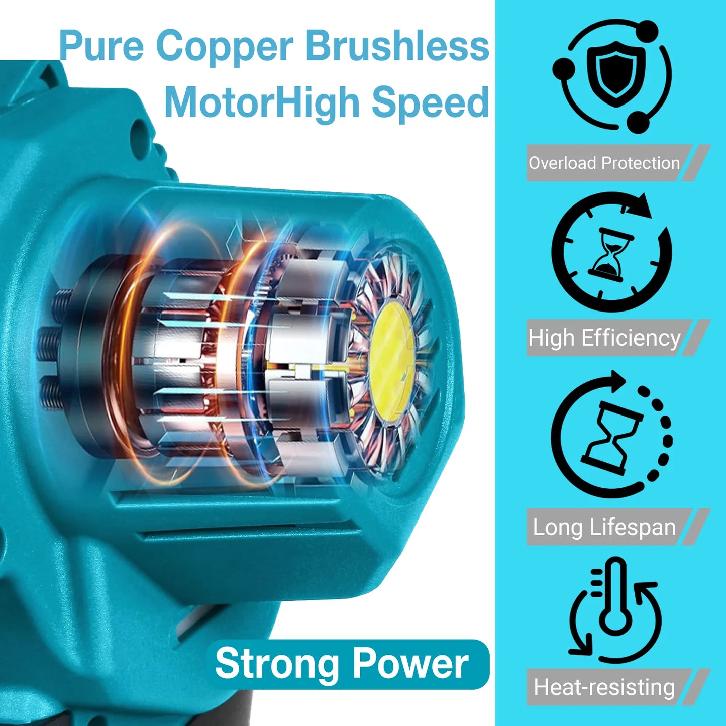 XYSD 12-inch cordless electric mini chainsaw is a portable gardening tool and the perfect gift for grandfathers and fathers.