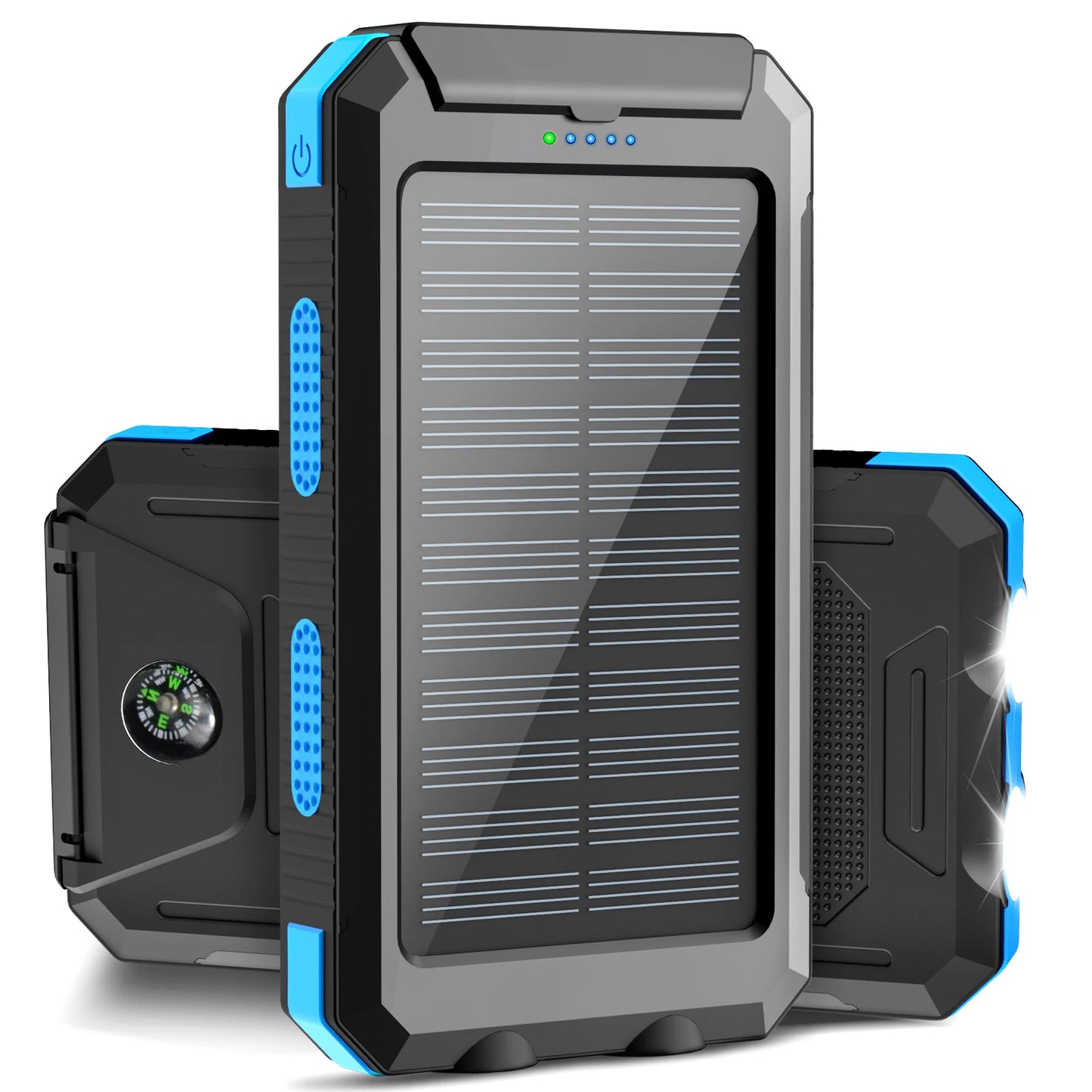38800mAh Solar Power Bank  Waterproof Outdoor  Dual USB Travel Outdoor Solar Mobile Phone Charger Solar Powerbanks For Camping