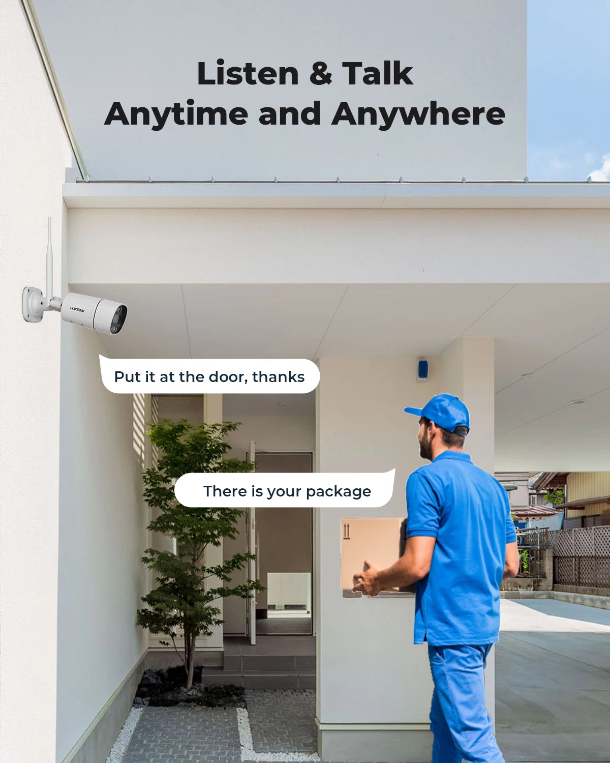 H.VIEW 8CH 5MP Wireless WiFi CCTV Security System With NVR