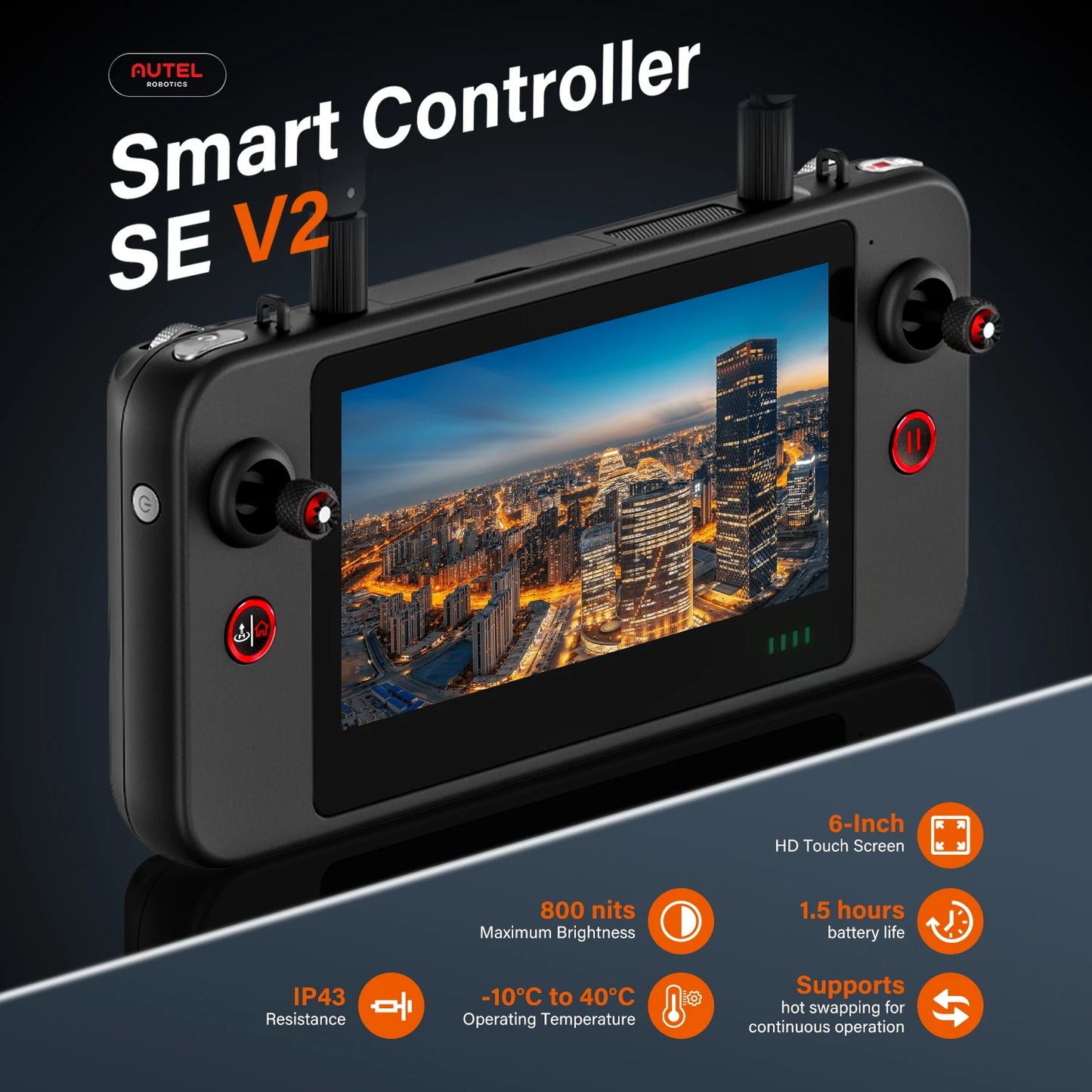 Autel Lite 640T Drone 640*512 Thermal Camera 1/2'' CMOS 48MP 16x Digital Zoom AI Target Recognition Search Aerial Photography