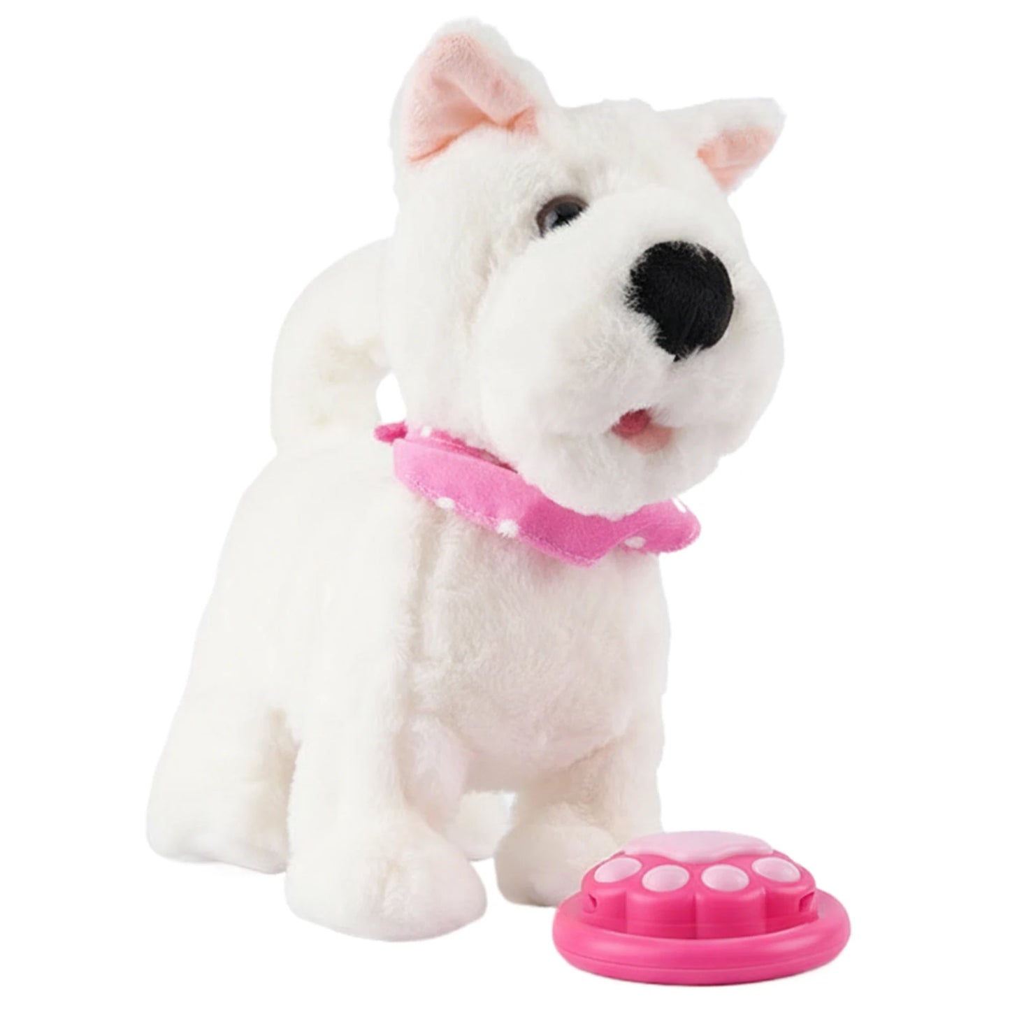 Electronic Pet Repeats What You Say Realistic Licking Tongue Interactive Musical Puppy Robot Stuffed Animal Dog for Toddlers 3-5