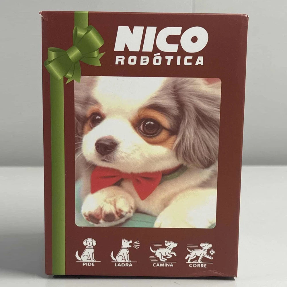 Electronic Robot Dog Interactive Plush Puppy Toy for Girls Boys (St. Bernard 2)