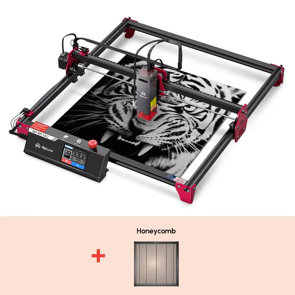Algolaser DIYKIT MK2 40*43cm CNC Laser Cutter Engraver Air Aissit WiFi Table Metal Acrylic Wood Laser Cutting Engraving Machine
