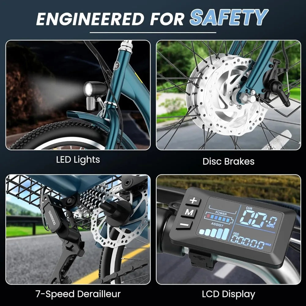Electric Tricycle For Adults With Removable Battery