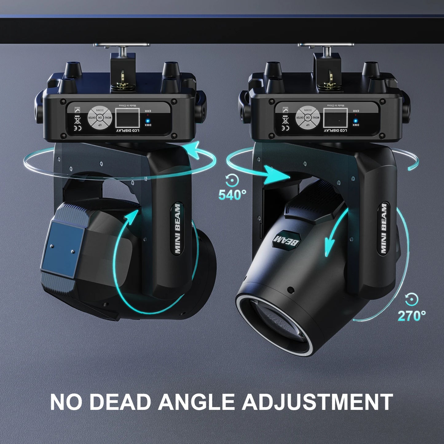 Yiflamefly 2Pcs 450W Moving Head Lights+1Pcs Flightcase With Wheel Combination Set For Wedding Party Music Show Stage Lighting