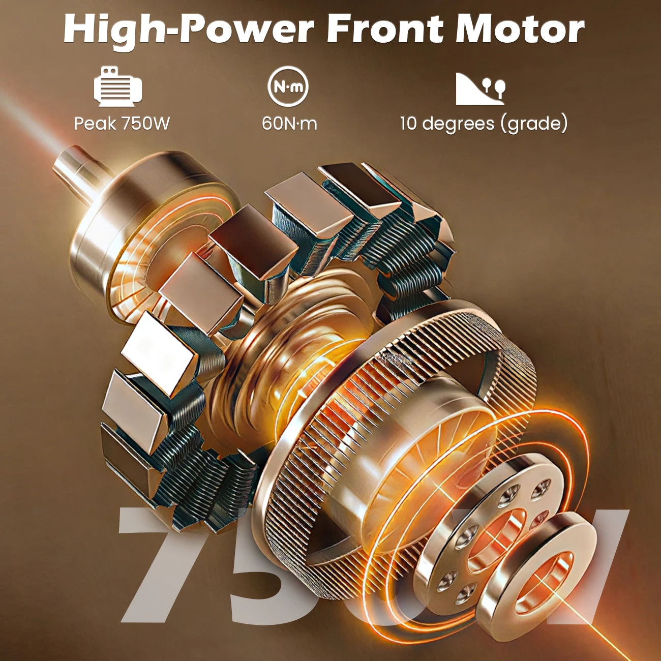 PEAK 1000W Foldable Electric Trike for Adults 50-Mile Range 48V 15AH Removable Battery&7-Speed Gearing 20"X4.4"Fat Tire Tricycle