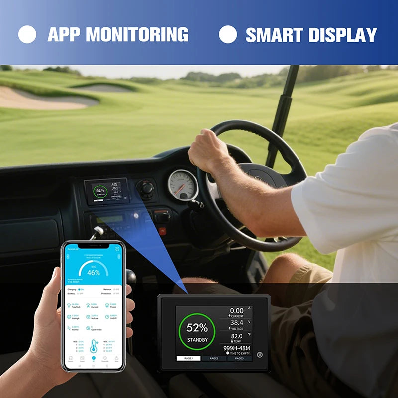 SpiderWay 36V 105Ah LiFePO4 Golf Cart Battery and Charger