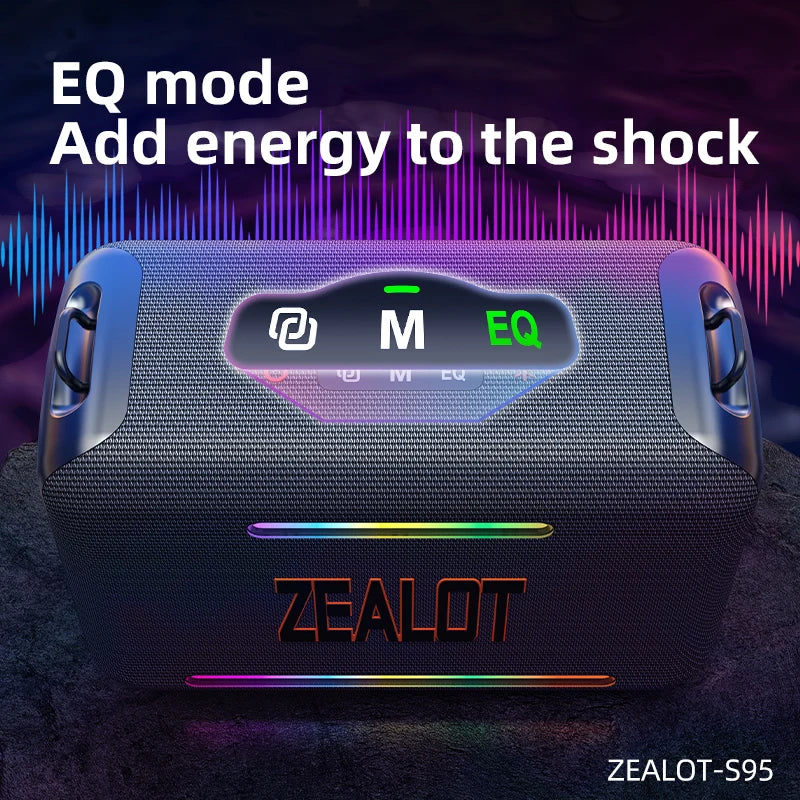 ZEALOT S95 120W Waterproof Portable Bluetooth Speaker